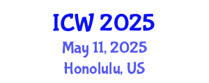 International Conference on Water (ICW) May 11, 2025 - Honolulu, United States