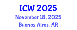 International Conference on Water (ICW) November 18, 2025 - Buenos Aires, Argentina