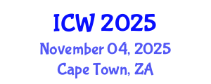 International Conference on Water (ICW) November 04, 2025 - Cape Town, South Africa