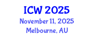 International Conference on Water (ICW) November 11, 2025 - Melbourne, Australia