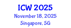 International Conference on Water (ICW) November 18, 2025 - Singapore, Singapore