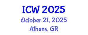 International Conference on Water (ICW) October 21, 2025 - Athens, Greece