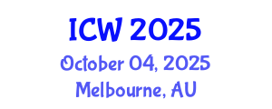 International Conference on Water (ICW) October 04, 2025 - Melbourne, Australia