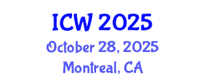 International Conference on Water (ICW) October 28, 2025 - Montreal, Canada
