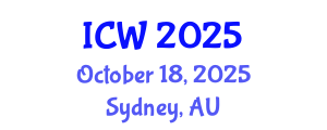 International Conference on Water (ICW) October 18, 2025 - Sydney, Australia