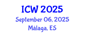 International Conference on Water (ICW) September 06, 2025 - Málaga, Spain