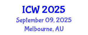 International Conference on Water (ICW) September 09, 2025 - Melbourne, Australia