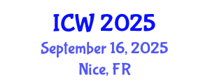 International Conference on Water (ICW) September 16, 2025 - Nice, France