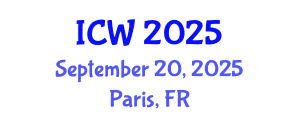 International Conference on Water (ICW) September 20, 2025 - Paris, France