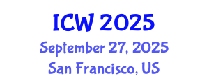International Conference on Water (ICW) September 27, 2025 - San Francisco, United States