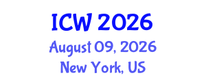 International Conference on Water (ICW) August 09, 2026 - New York, United States International Conference on Water (ICW) August 09, 2026 - New York, United States