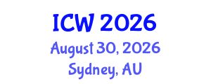 International Conference on Water (ICW) August 30, 2026 - Sydney, Australia International Conference on Water (ICW) August 30, 2026 - Sydney, Australia