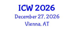 International Conference on Water (ICW) December 27, 2026 - Vienna, Austria International Conference on Water (ICW) December 27, 2026 - Vienna, Austria