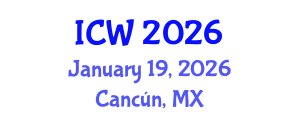 International Conference on Water (ICW) January 19, 2026 - Cancún, Mexico International Conference on Water (ICW) January 19, 2026 - Cancún, Mexico