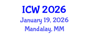 International Conference on Water (ICW) January 19, 2026 - Mandalay, Myanmar International Conference on Water (ICW) January 19, 2026 - Mandalay, Myanmar