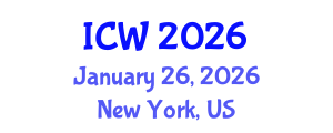 International Conference on Water (ICW) January 26, 2026 - New York, United States International Conference on Water (ICW) January 26, 2026 - New York, United States