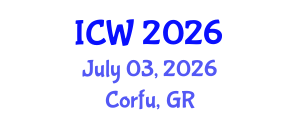 International Conference on Water (ICW) July 03, 2026 - Corfu, Greece