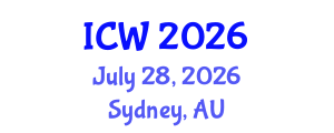 International Conference on Water (ICW) July 28, 2026 - Sydney, Australia International Conference on Water (ICW) July 28, 2026 - Sydney, Australia