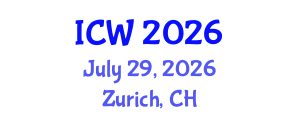 International Conference on Water (ICW) July 29, 2026 - Zurich, Switzerland