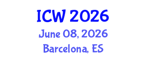 International Conference on Water (ICW) June 08, 2026 - Barcelona, Spain International Conference on Water (ICW) June 08, 2026 - Barcelona, Spain
