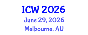 International Conference on Water (ICW) June 29, 2026 - Melbourne, Australia International Conference on Water (ICW) June 29, 2026 - Melbourne, Australia
