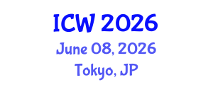 International Conference on Water (ICW) June 08, 2026 - Tokyo, Japan International Conference on Water (ICW) June 08, 2026 - Tokyo, Japan