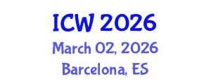 International Conference on Water (ICW) March 02, 2026 - Barcelona, Spain International Conference on Water (ICW) March 02, 2026 - Barcelona, Spain