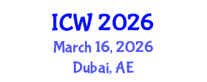 International Conference on Water (ICW) March 16, 2026 - Dubai, United Arab Emirates International Conference on Water (ICW) March 16, 2026 - Dubai, United Arab Emirates