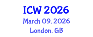 International Conference on Water (ICW) March 09, 2026 - London, United Kingdom International Conference on Water (ICW) March 09, 2026 - London, United Kingdom