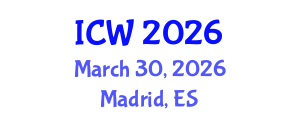 International Conference on Water (ICW) March 30, 2026 - Madrid, Spain International Conference on Water (ICW) March 30, 2026 - Madrid, Spain