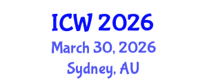 International Conference on Water (ICW) March 30, 2026 - Sydney, Australia International Conference on Water (ICW) March 30, 2026 - Sydney, Australia