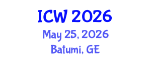 International Conference on Water (ICW) May 25, 2026 - Batumi, Georgia International Conference on Water (ICW) May 25, 2026 - Batumi, Georgia
