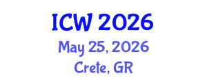 International Conference on Water (ICW) May 25, 2026 - Crete, Greece International Conference on Water (ICW) May 25, 2026 - Crete, Greece