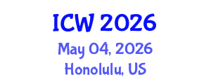 International Conference on Water (ICW) May 04, 2026 - Honolulu, United States International Conference on Water (ICW) May 04, 2026 - Honolulu, United States