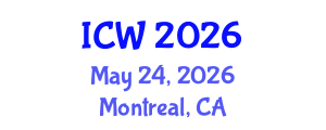 International Conference on Water (ICW) May 24, 2026 - Montreal, Canada