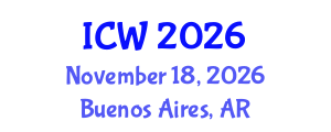 International Conference on Water (ICW) November 18, 2026 - Buenos Aires, Argentina International Conference on Water (ICW) November 18, 2026 - Buenos Aires, Argentina