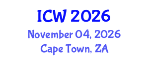 International Conference on Water (ICW) November 04, 2026 - Cape Town, South Africa International Conference on Water (ICW) November 04, 2026 - Cape Town, South Africa
