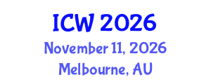 International Conference on Water (ICW) November 11, 2026 - Melbourne, Australia International Conference on Water (ICW) November 11, 2026 - Melbourne, Australia