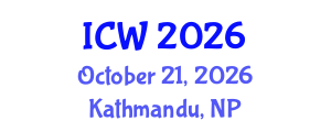 International Conference on Water (ICW) October 21, 2026 - Kathmandu, Nepal International Conference on Water (ICW) October 21, 2026 - Kathmandu, Nepal