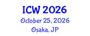 International Conference on Water (ICW) October 25, 2026 - Osaka, Japan International Conference on Water (ICW) October 25, 2026 - Osaka, Japan
