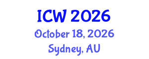 International Conference on Water (ICW) October 18, 2026 - Sydney, Australia International Conference on Water (ICW) October 18, 2026 - Sydney, Australia