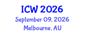 International Conference on Water (ICW) September 09, 2026 - Melbourne, Australia International Conference on Water (ICW) September 09, 2026 - Melbourne, Australia