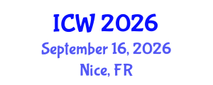 International Conference on Water (ICW) September 16, 2026 - Nice, France International Conference on Water (ICW) September 16, 2026 - Nice, France