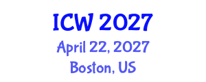 International Conference on Water (ICW) April 22, 2027 - Boston, United States International Conference on Water (ICW) April 22, 2027 - Boston, United States