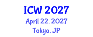 International Conference on Water (ICW) April 22, 2027 - Tokyo, Japan International Conference on Water (ICW) April 22, 2027 - Tokyo, Japan