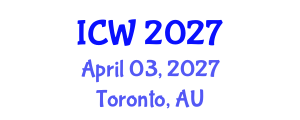 International Conference on Water (ICW) April 03, 2027 - Toronto, Australia International Conference on Water (ICW) April 03, 2027 - Toronto, Australia