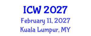 International Conference on Water (ICW) February 11, 2027 - Kuala Lumpur, Malaysia International Conference on Water (ICW) February 11, 2027 - Kuala Lumpur, Malaysia