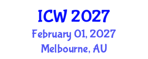 International Conference on Water (ICW) February 01, 2027 - Melbourne, Australia International Conference on Water (ICW) February 01, 2027 - Melbourne, Australia