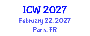 International Conference on Water (ICW) February 22, 2027 - Paris, France International Conference on Water (ICW) February 22, 2027 - Paris, France