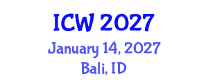 International Conference on Water (ICW) January 14, 2027 - Bali, Indonesia International Conference on Water (ICW) January 14, 2027 - Bali, Indonesia